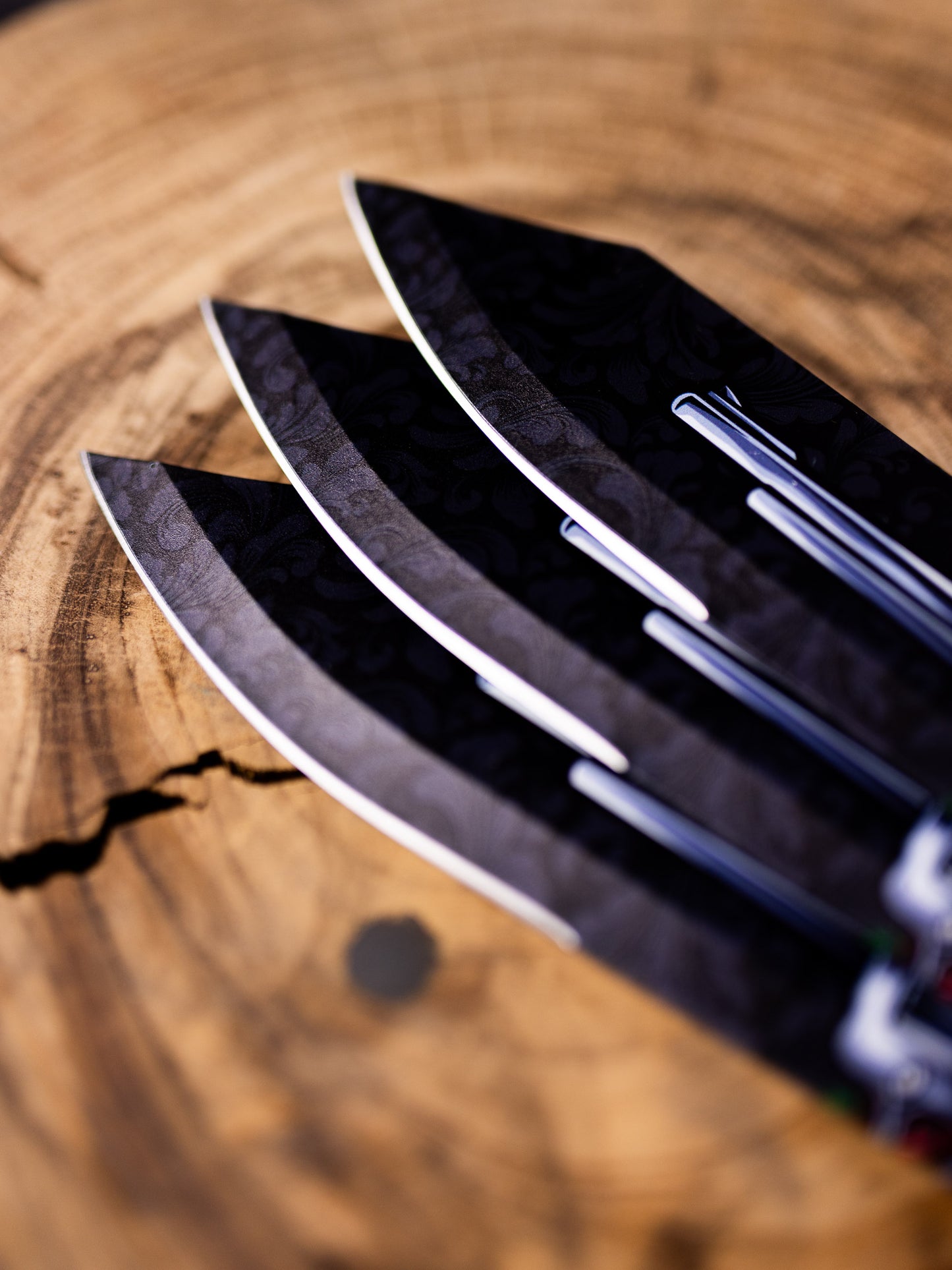 Bandito Set of 3 Throwing Knives: Desperado