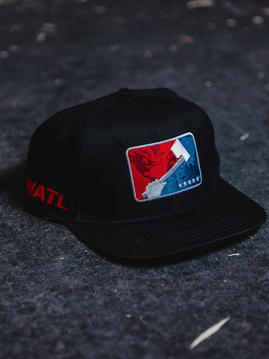 World Axe Throwing League Flat brimmed cap, hat, clothing, mens, womens, unisex