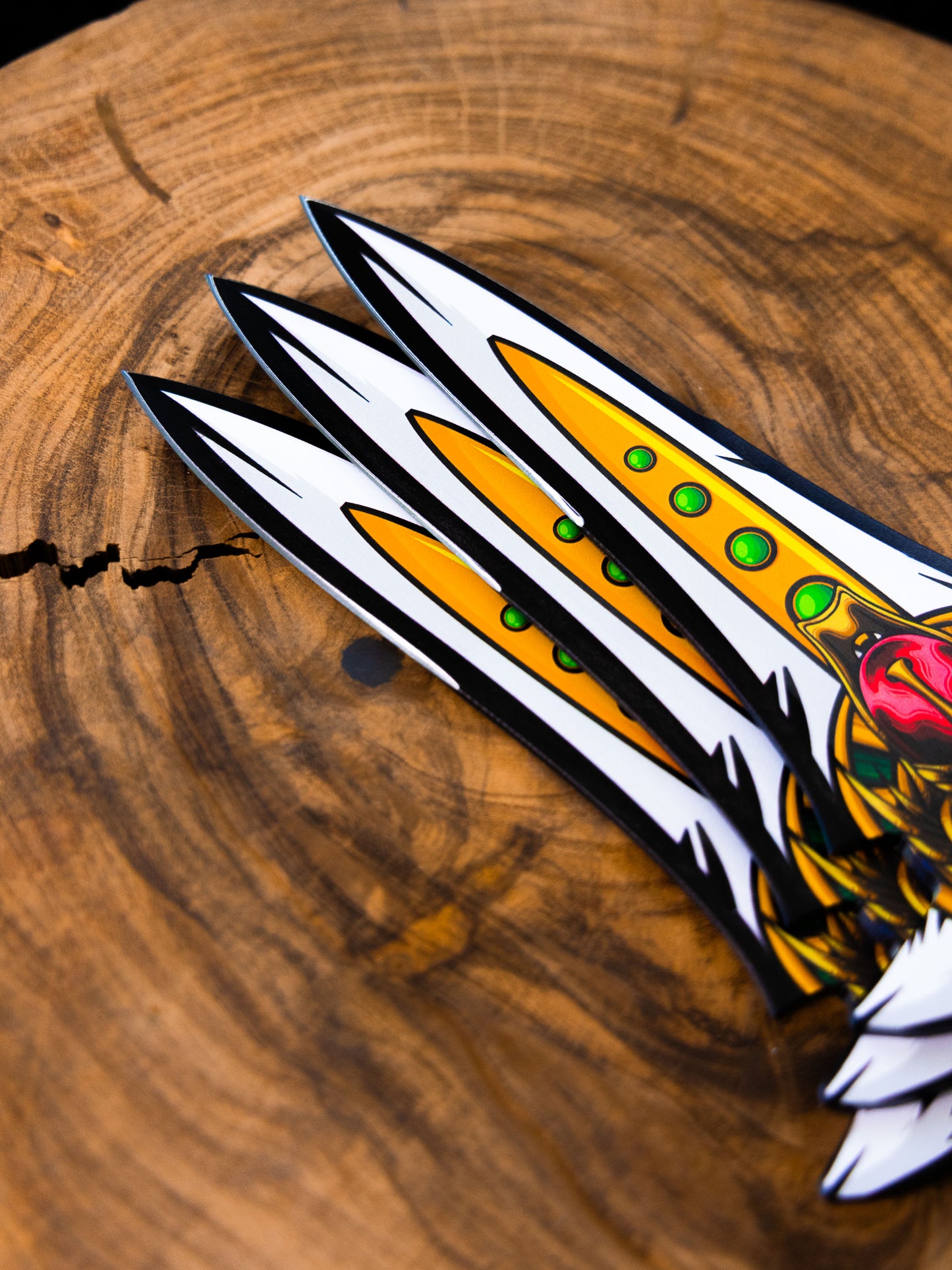 Toro Sobek Set of 3 Throwing Knives