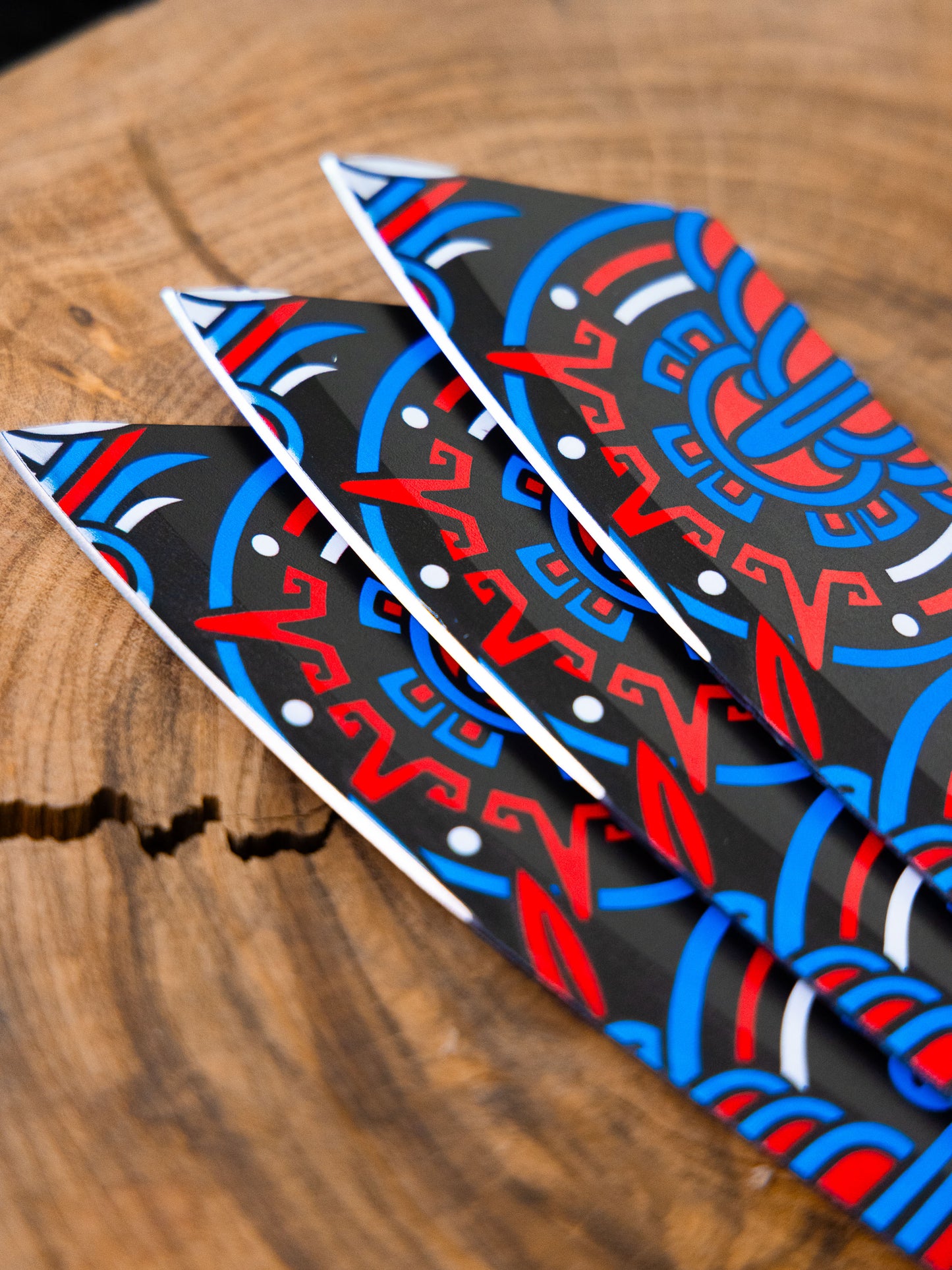 WKTL Blackhawk Set of 3 Throwing Knives - Obsidian's Edge