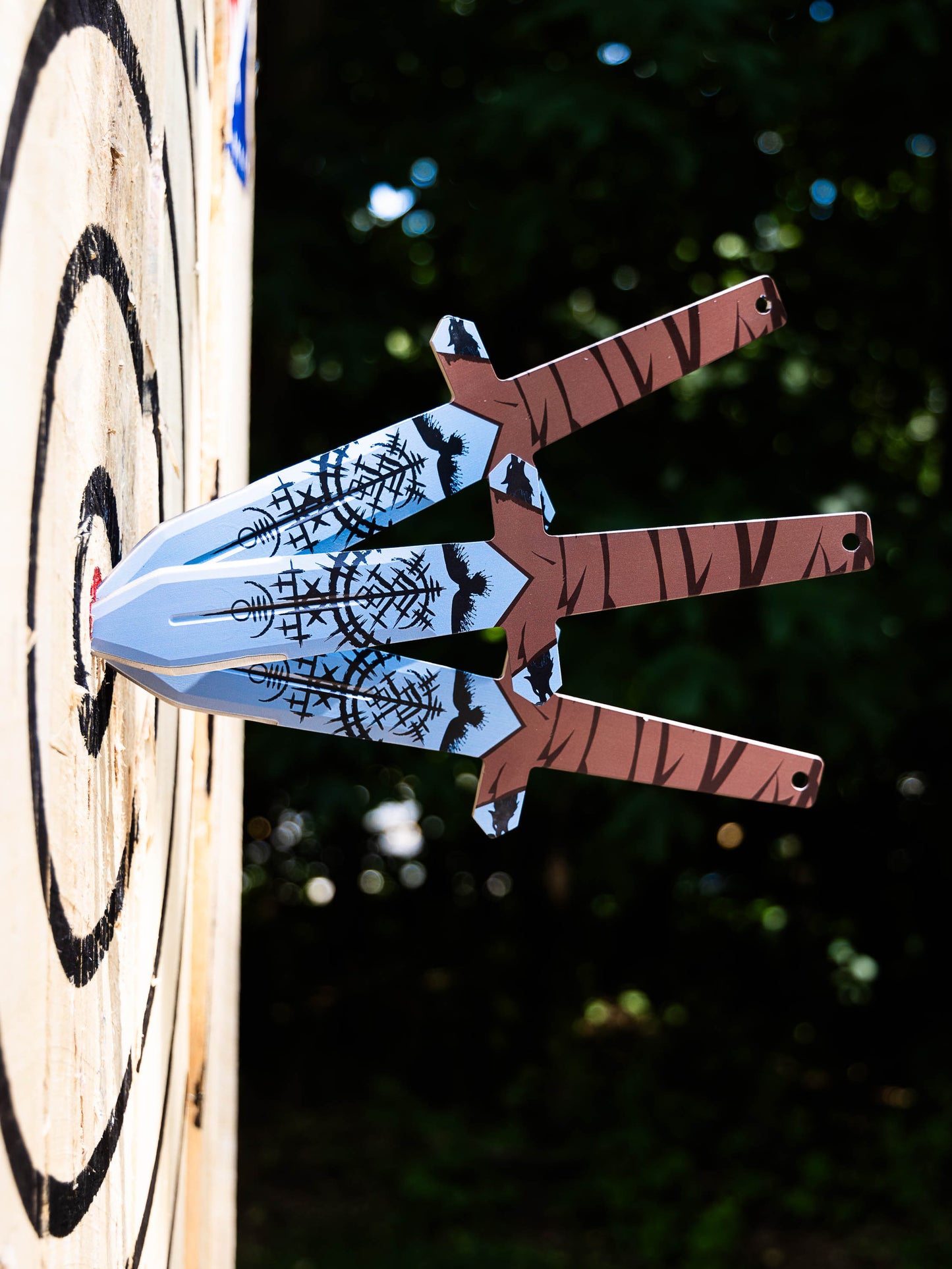 WKTL Barbarian Set of 3 Throwing Knives - Odin's Fury