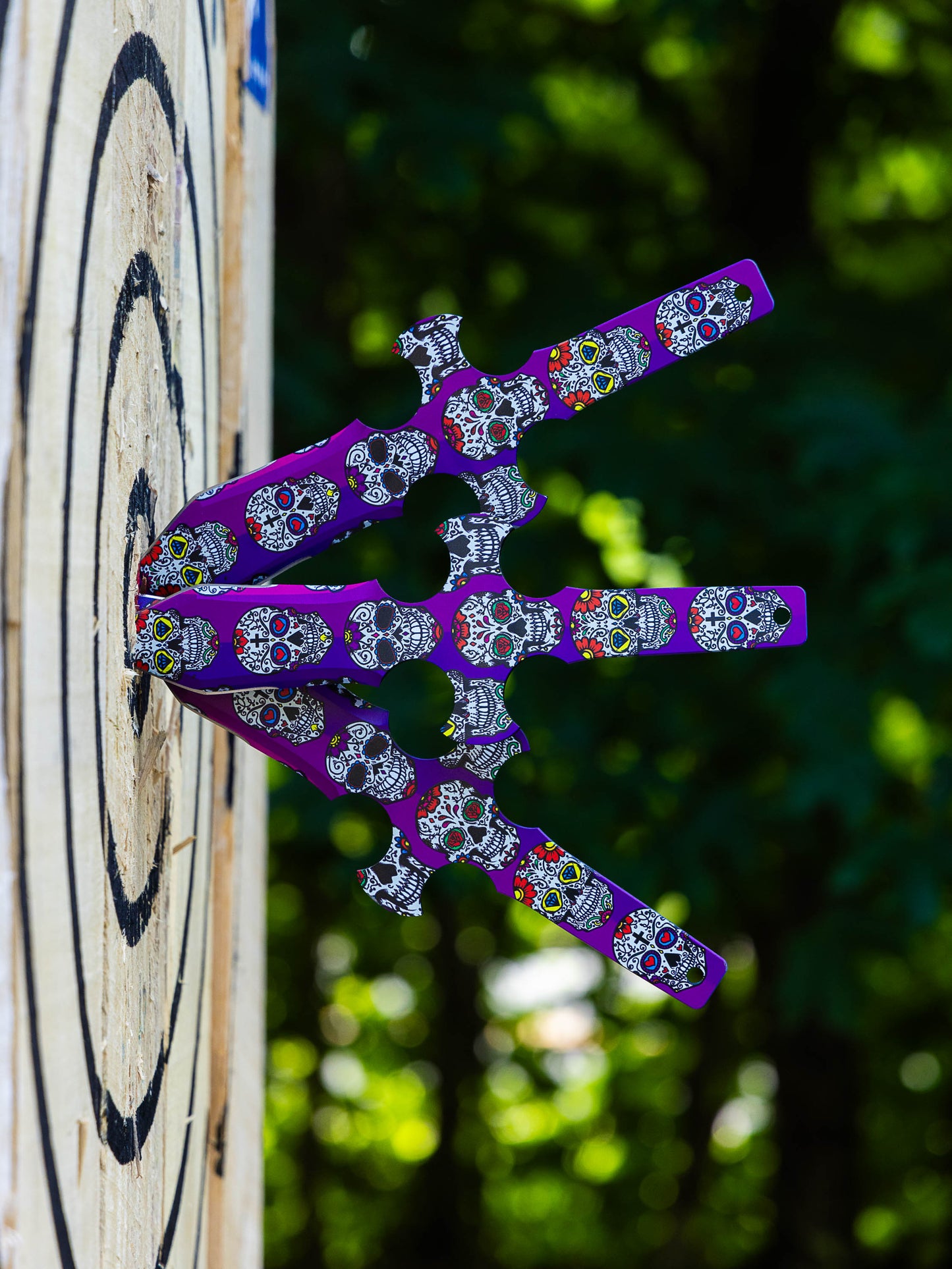 Muerto Set of 3 Throwing Knives: Dia Del Muerto