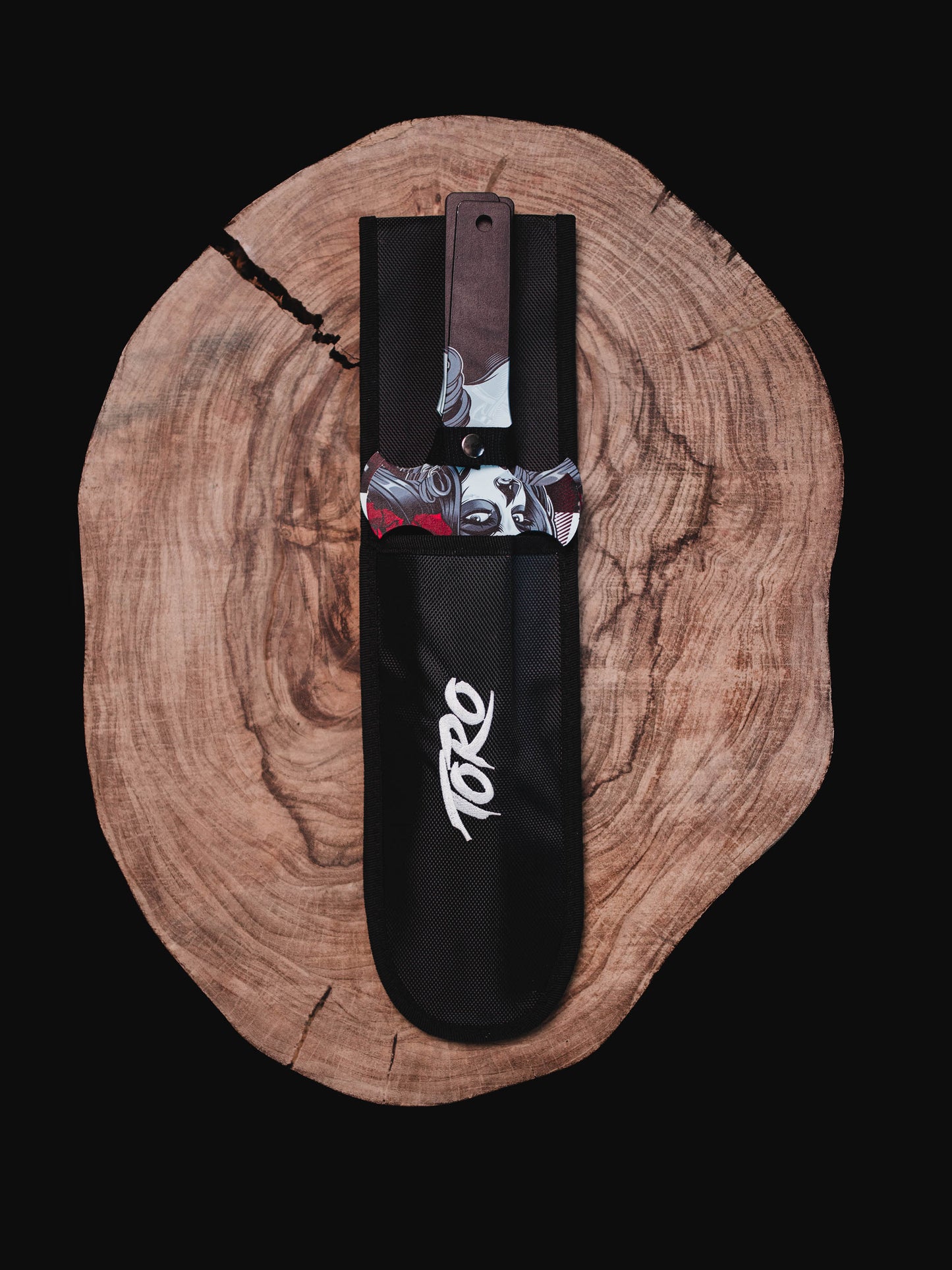 Muerto Set of 3 Throwing Knives: Eternity’s Embrace