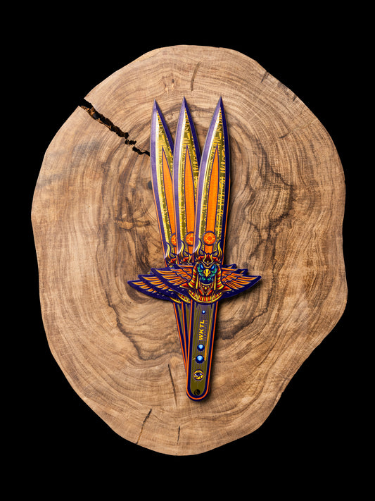 The Toro Ra Set of 3 Throwing Knives