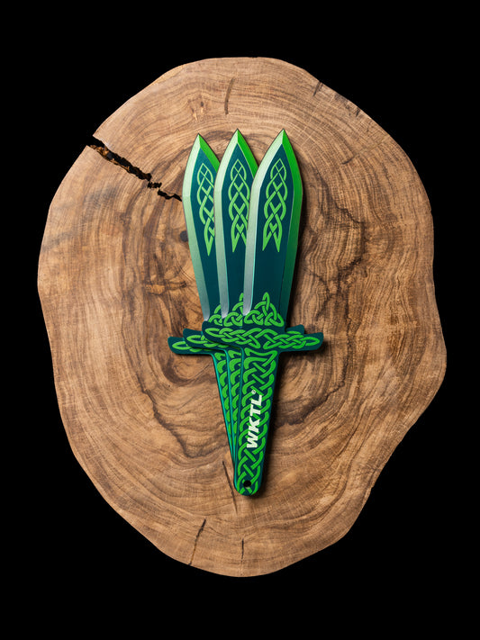WKTL Highlander Set of 3 Throwing Knives - Gaelic Warrior