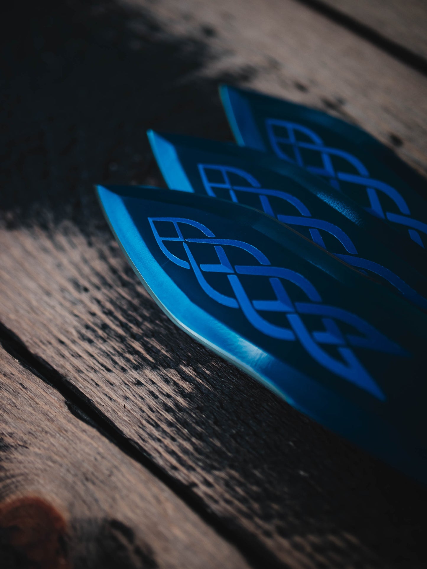 WKTL Highlander Set of 3 Throwing Knives - Celtic Conqueror