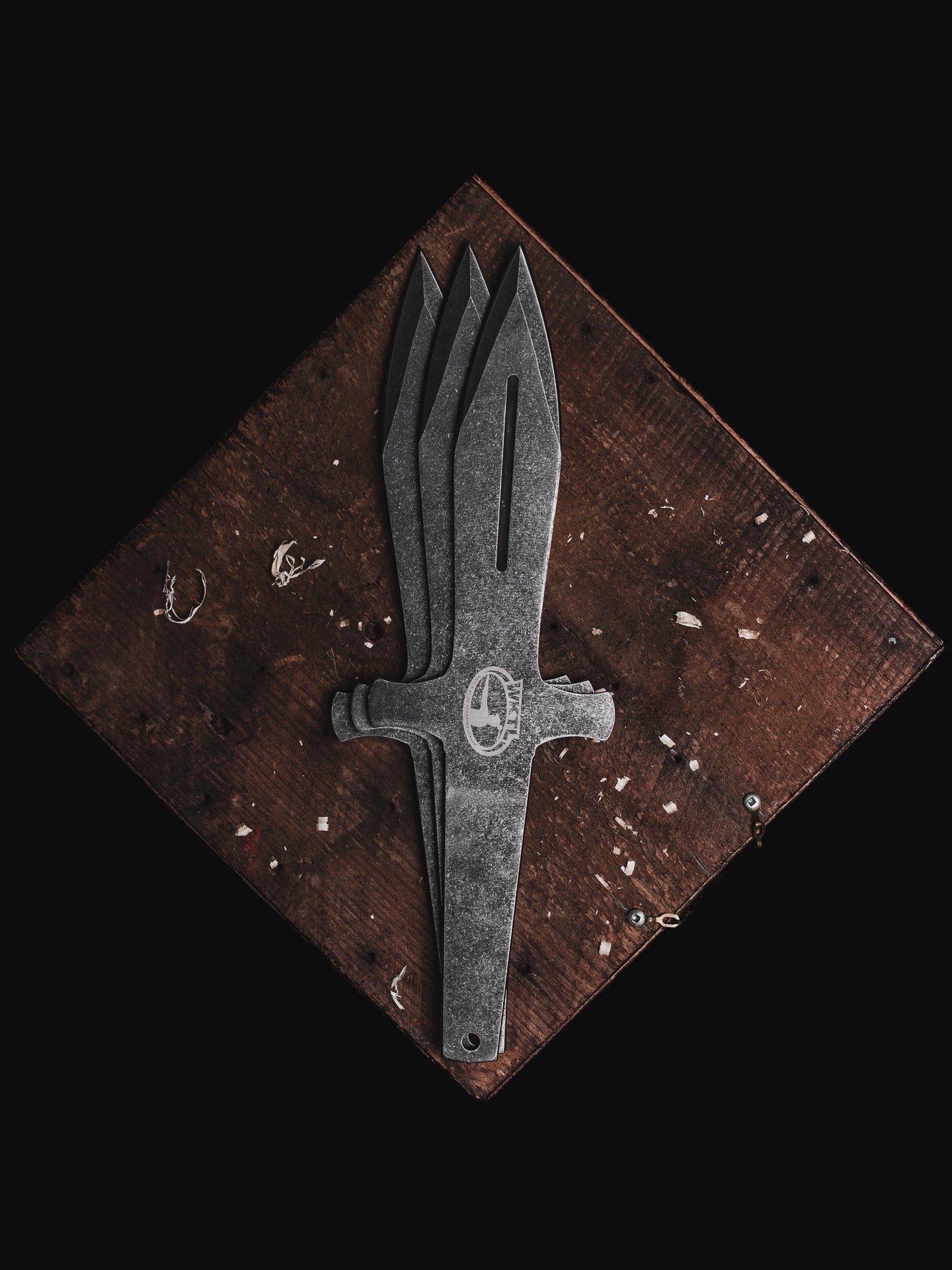 WKTL Crusader Set of 3 Throwing Knives
