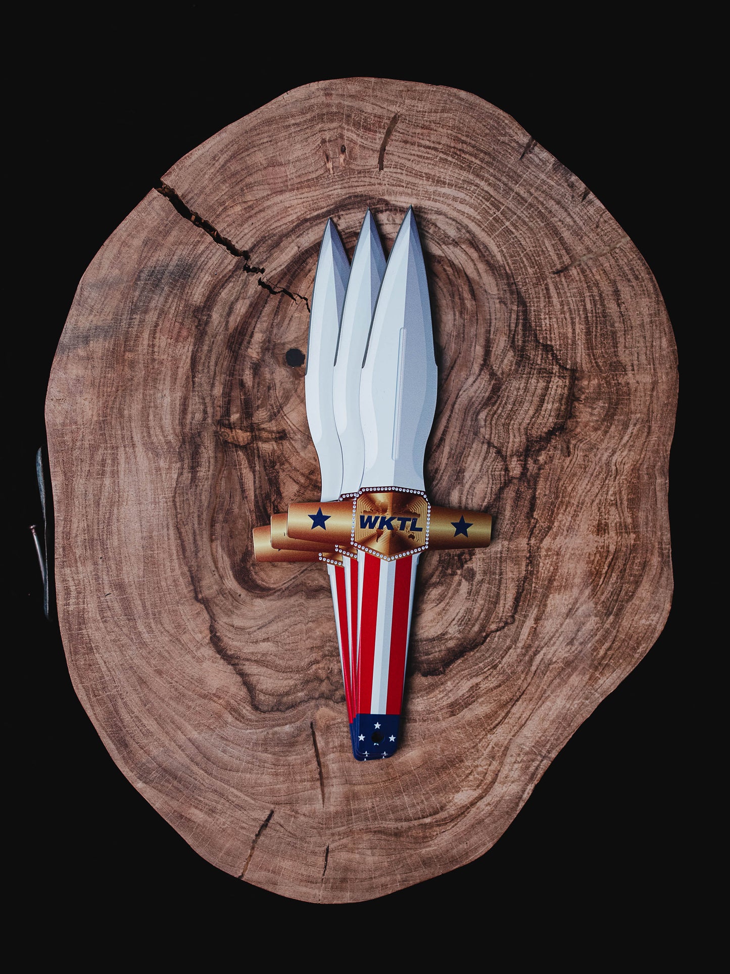 WKTL Undisputed Set of 3 Throwing Knives