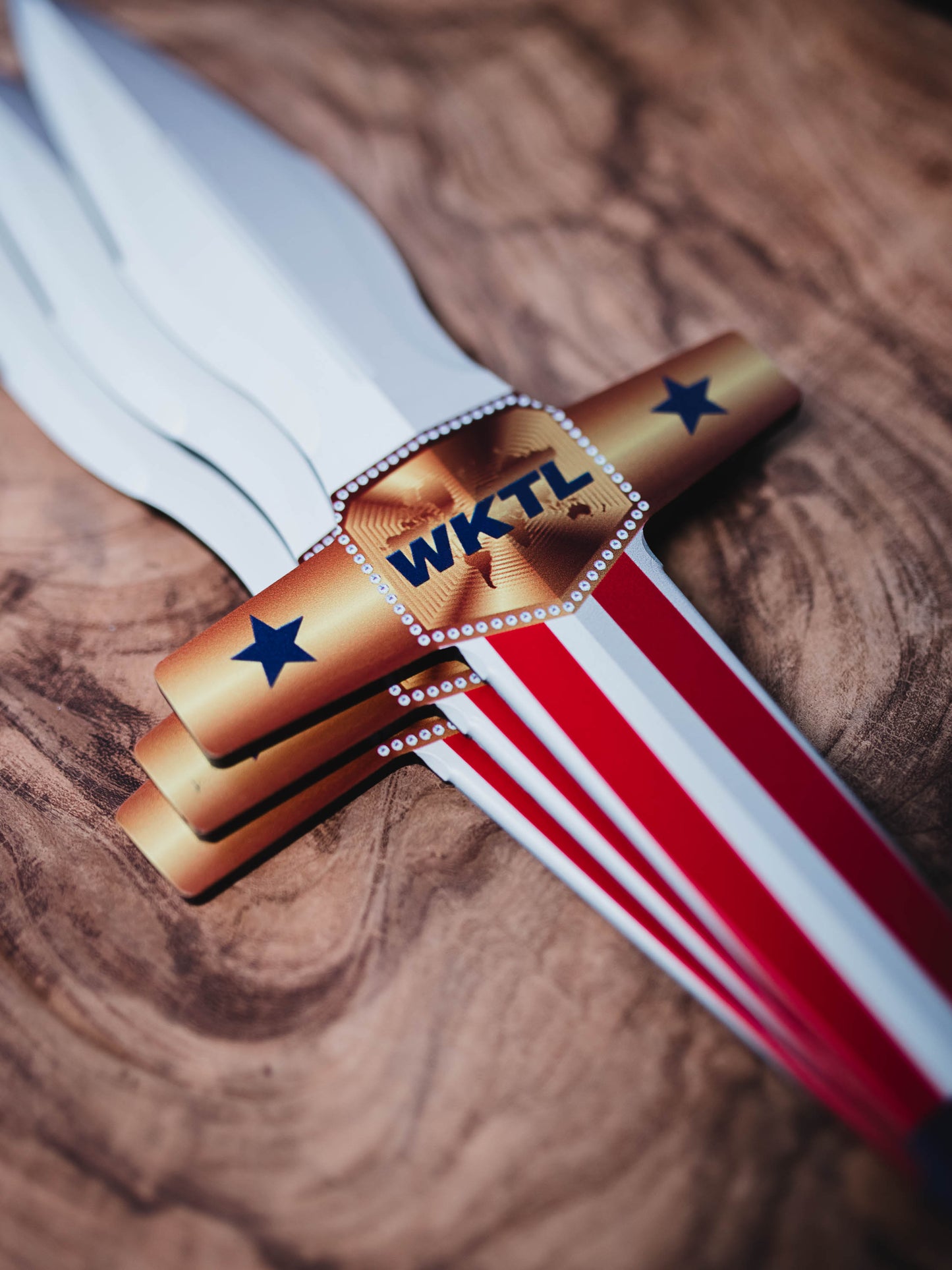 WKTL Undisputed Set of 3 Throwing Knives