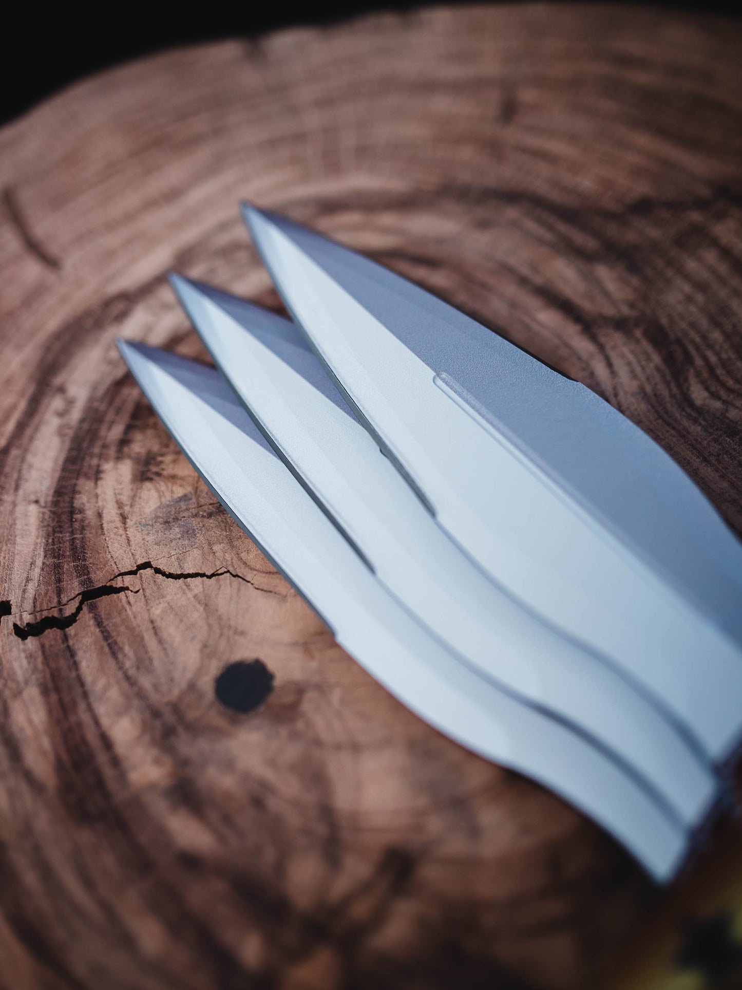WKTL Undisputed Set of 3 Throwing Knives