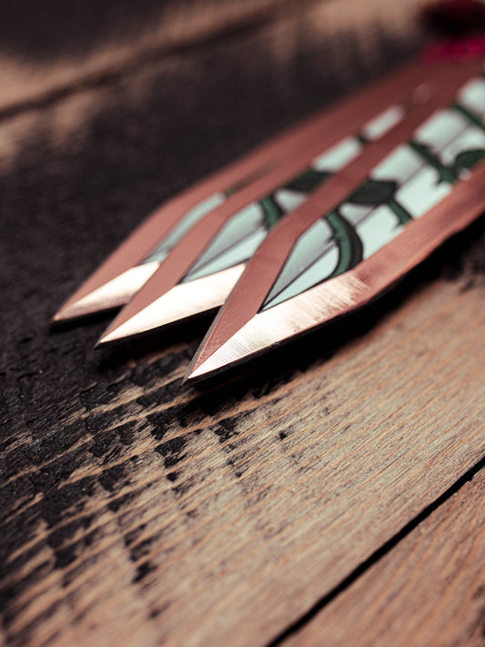 WKTL Kiss of Death Set of 3 Throwing Knives