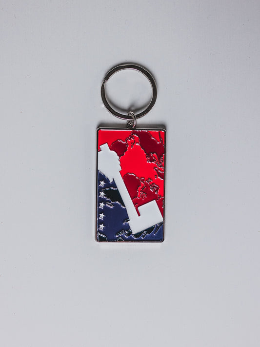 World Axe Throwing League (WATL) Flag Keychain