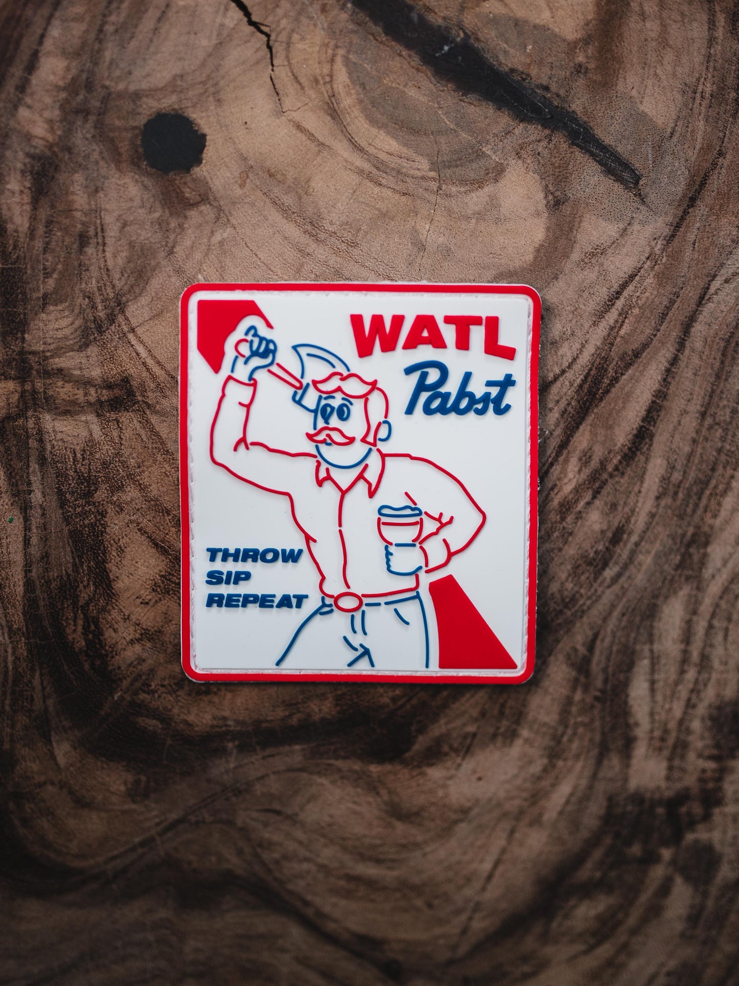 World Axe Throwing League Velcro Patches