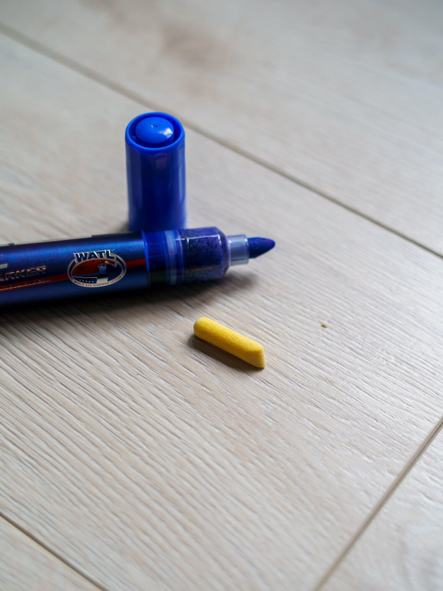 Refillable Axe Throwing Target Markers (Replacement Nibs) Blue