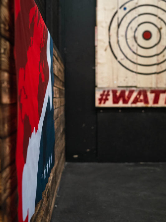 World Axe Throwing League Flag Side