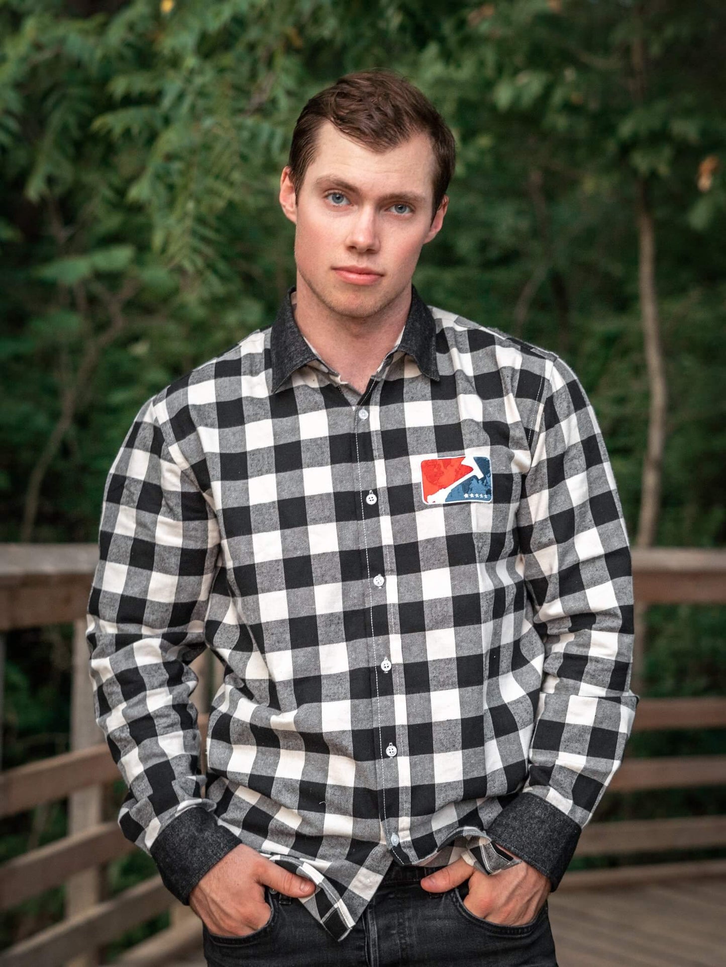 World Axe Throwing League Apparel Flannel Male