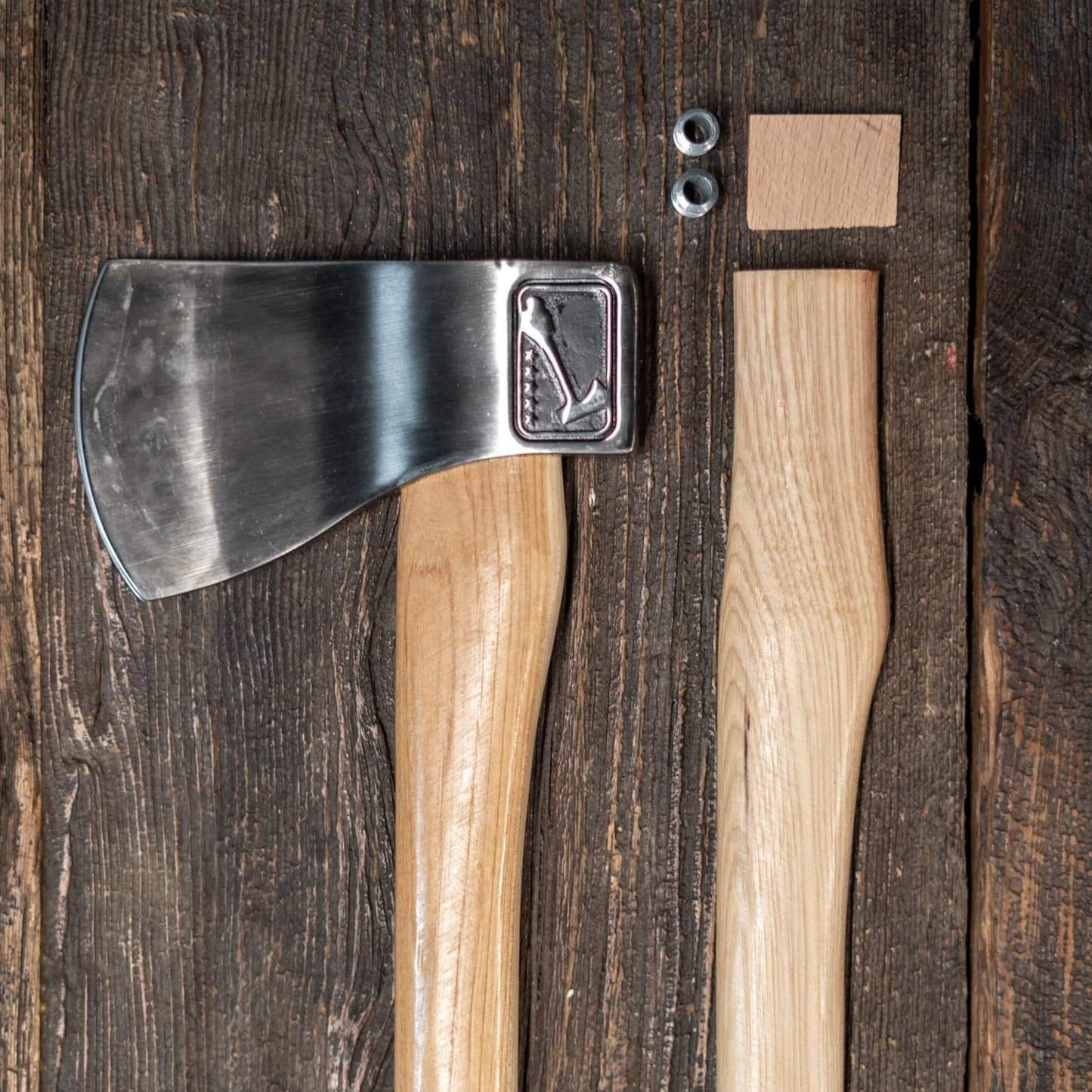 Ace of Spades Throwing Axe Replacement Handle Flatlay